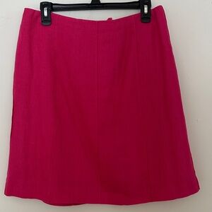 Talbots Vibrant Pink Mini Skirt
